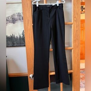 Express Editor Bootcut Black Dress Pants